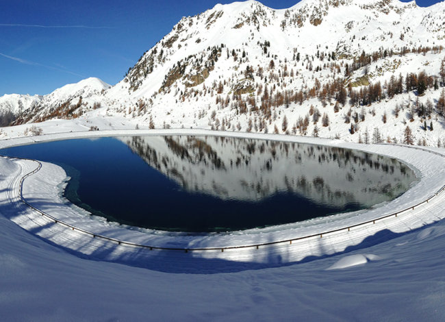 Confortement et d’extension de la retenue du Gourc de la Peur à Isola 2000