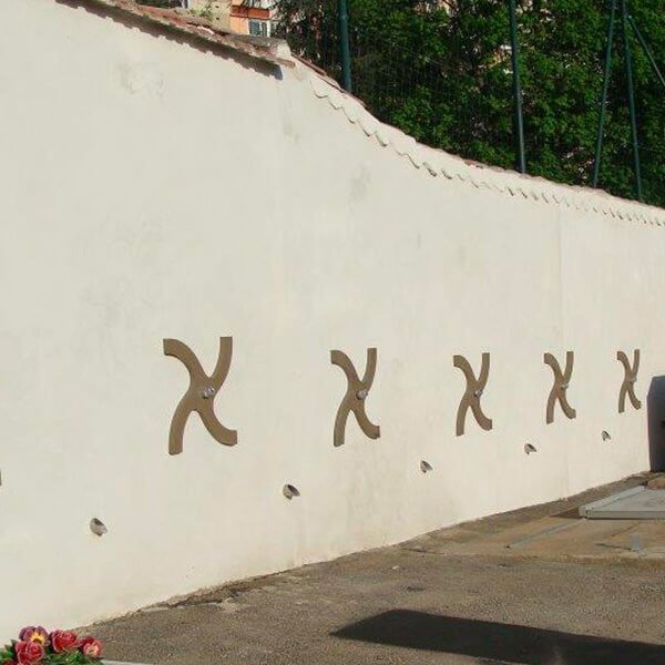 travaux de confortement des murs du Cimetière de Oullins